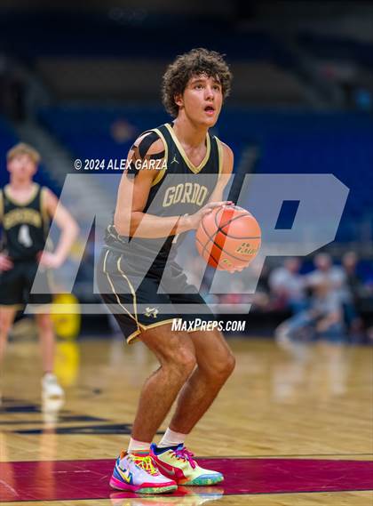 Thumbnail 2 in Benjamin vs Gordon (UIL 1A Basketball Semifinal) photogallery.