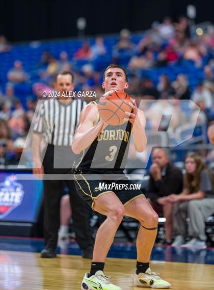 Thumbnail 2 in Benjamin vs Gordon (UIL 1A Basketball Semifinal) photogallery.
