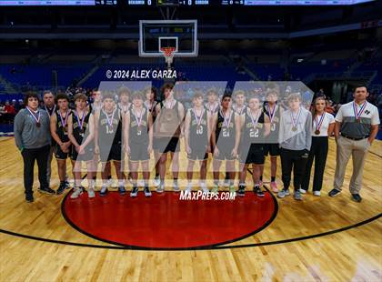 Thumbnail 3 in Benjamin vs Gordon (UIL 1A Basketball Semifinal) photogallery.