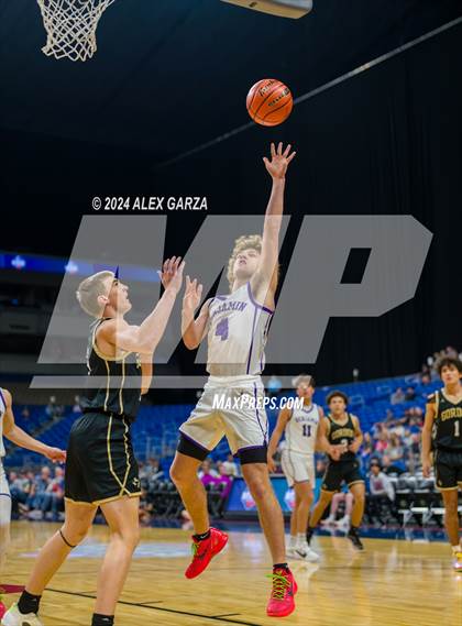 Thumbnail 3 in Benjamin vs Gordon (UIL 1A Basketball Semifinal) photogallery.