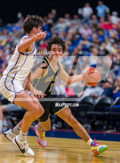 Thumbnail 1 in Benjamin vs Gordon (UIL 1A Basketball Semifinal) photogallery.
