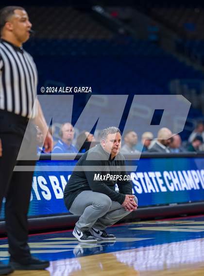Thumbnail 1 in Benjamin vs Gordon (UIL 1A Basketball Semifinal) photogallery.