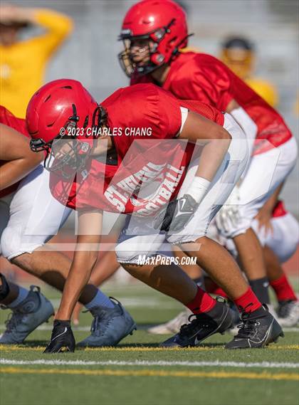 Thumbnail 2 in Alameda vs St. Helena (Scrimmage) photogallery.
