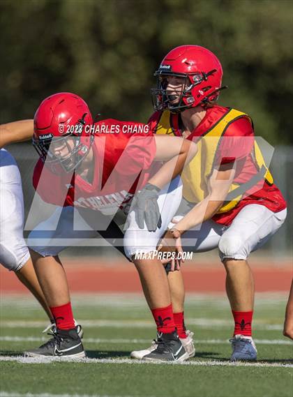 Thumbnail 2 in Alameda vs St. Helena (Scrimmage) photogallery.