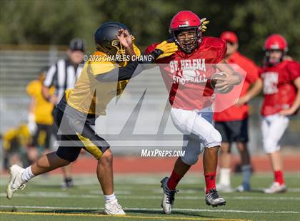 Thumbnail 2 in Alameda vs St. Helena (Scrimmage) photogallery.