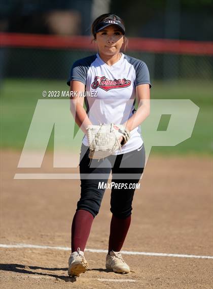 Thumbnail 1 in Johnson @ Pleasant Grove (CIF SJS Division 1 Quarterfinal) photogallery.