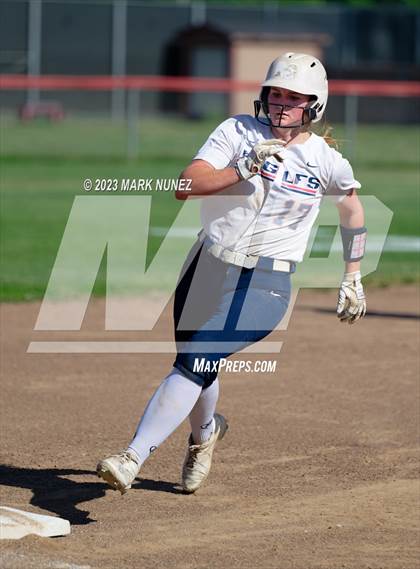 Thumbnail 3 in Johnson @ Pleasant Grove (CIF SJS Division 1 Quarterfinal) photogallery.