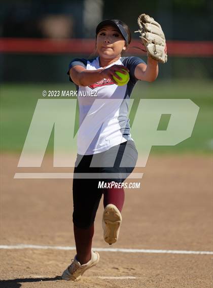 Thumbnail 2 in Johnson @ Pleasant Grove (CIF SJS Division 1 Quarterfinal) photogallery.