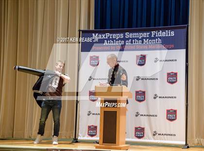 Thumbnail 3 in Marines H.S. Male Athlete of the Month - Parker Sherry photogallery.