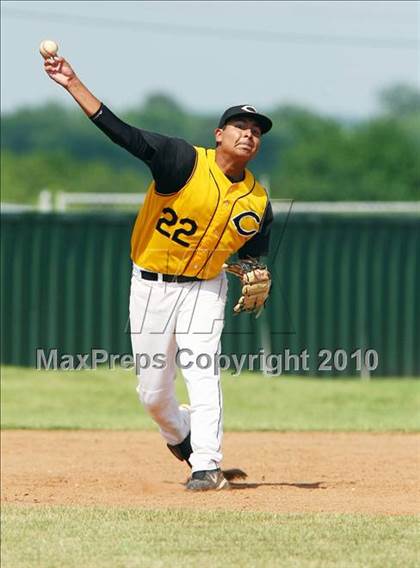 Thumbnail 3 in Cleburne vs Rockwall Heath (Texas 4A Region ll Playoffs) photogallery.