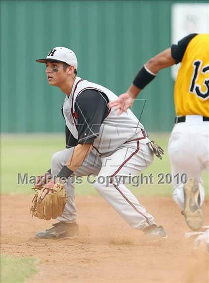 Thumbnail 1 in Cleburne vs Rockwall Heath (Texas 4A Region ll Playoffs) photogallery.