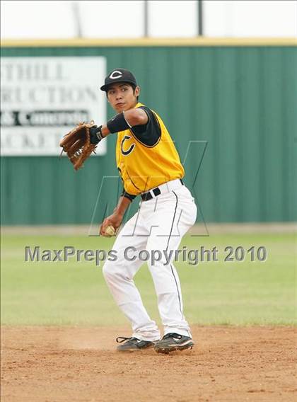 Thumbnail 1 in Cleburne vs Rockwall Heath (Texas 4A Region ll Playoffs) photogallery.