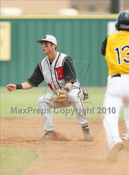 Thumbnail 2 in Cleburne vs Rockwall Heath (Texas 4A Region ll Playoffs) photogallery.