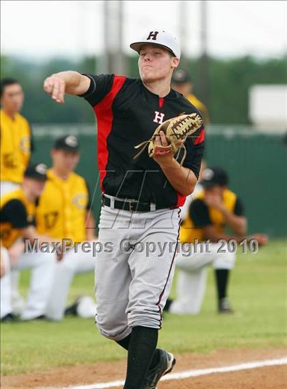 Thumbnail 2 in Cleburne vs Rockwall Heath (Texas 4A Region ll Playoffs) photogallery.