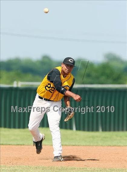 Thumbnail 1 in Cleburne vs Rockwall Heath (Texas 4A Region ll Playoffs) photogallery.