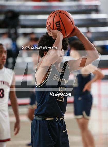 Thumbnail 1 in Brentwood School vs  Birmingham (The Beverly Hills Basketball Tournament) photogallery.