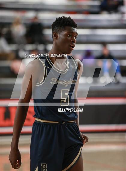 Thumbnail 3 in Brentwood School vs  Birmingham (The Beverly Hills Basketball Tournament) photogallery.