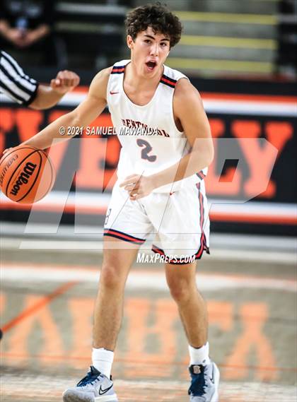 Thumbnail 2 in Brentwood School vs  Birmingham (The Beverly Hills Basketball Tournament) photogallery.