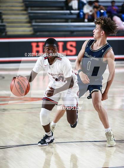 Thumbnail 2 in Brentwood School vs  Birmingham (The Beverly Hills Basketball Tournament) photogallery.
