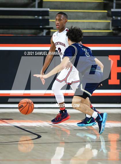 Thumbnail 3 in Brentwood School vs  Birmingham (The Beverly Hills Basketball Tournament) photogallery.