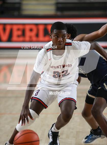 Thumbnail 2 in Brentwood School vs  Birmingham (The Beverly Hills Basketball Tournament) photogallery.