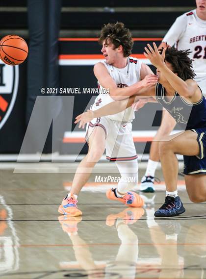 Thumbnail 1 in Brentwood School vs  Birmingham (The Beverly Hills Basketball Tournament) photogallery.