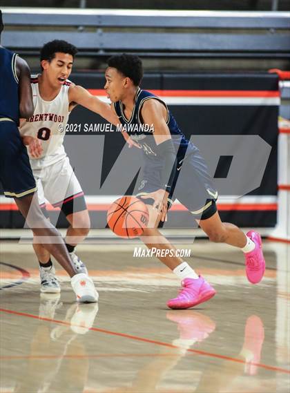 Thumbnail 3 in Brentwood School vs  Birmingham (The Beverly Hills Basketball Tournament) photogallery.