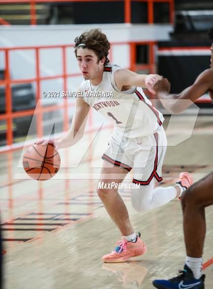Thumbnail 1 in Brentwood School vs  Birmingham (The Beverly Hills Basketball Tournament) photogallery.