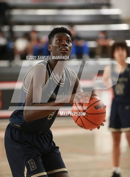 Thumbnail 2 in Brentwood School vs  Birmingham (The Beverly Hills Basketball Tournament) photogallery.