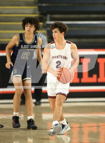 Thumbnail 1 in Brentwood School vs  Birmingham (The Beverly Hills Basketball Tournament) photogallery.