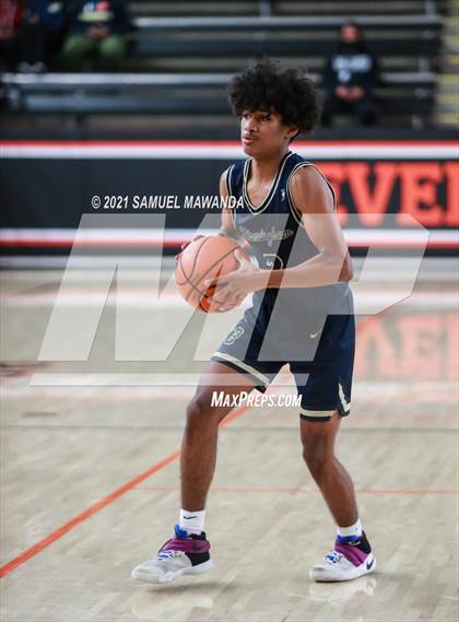 Thumbnail 3 in Brentwood School vs  Birmingham (The Beverly Hills Basketball Tournament) photogallery.