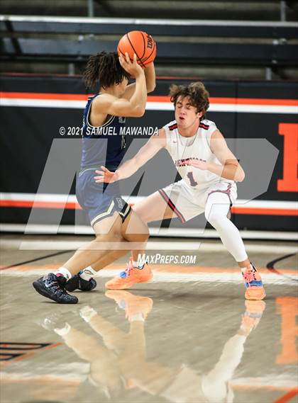 Thumbnail 3 in Brentwood School vs  Birmingham (The Beverly Hills Basketball Tournament) photogallery.