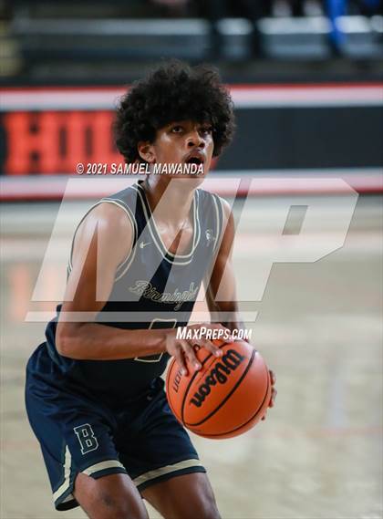 Thumbnail 2 in Brentwood School vs  Birmingham (The Beverly Hills Basketball Tournament) photogallery.