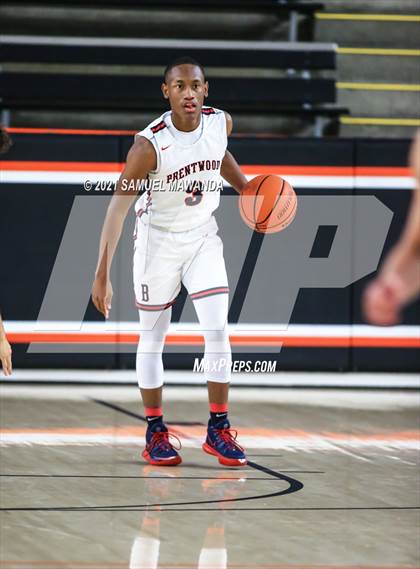 Thumbnail 2 in Brentwood School vs  Birmingham (The Beverly Hills Basketball Tournament) photogallery.