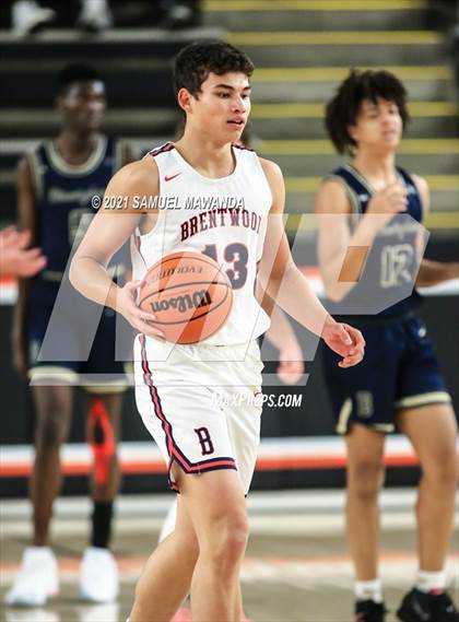 Thumbnail 3 in Brentwood School vs  Birmingham (The Beverly Hills Basketball Tournament) photogallery.