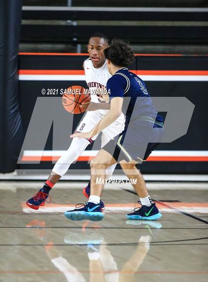 Thumbnail 1 in Brentwood School vs  Birmingham (The Beverly Hills Basketball Tournament) photogallery.