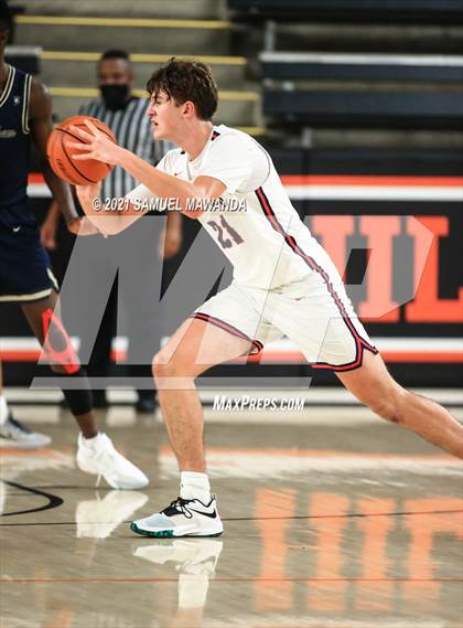 Thumbnail 1 in Brentwood School vs  Birmingham (The Beverly Hills Basketball Tournament) photogallery.