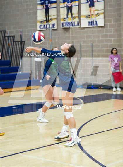 Thumbnail 2 in Grand Junction Central vs ThunderRidge (Dakota Ridge Varsity Tournament) photogallery.