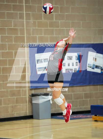 Thumbnail 1 in Grand Junction Central vs ThunderRidge (Dakota Ridge Varsity Tournament) photogallery.