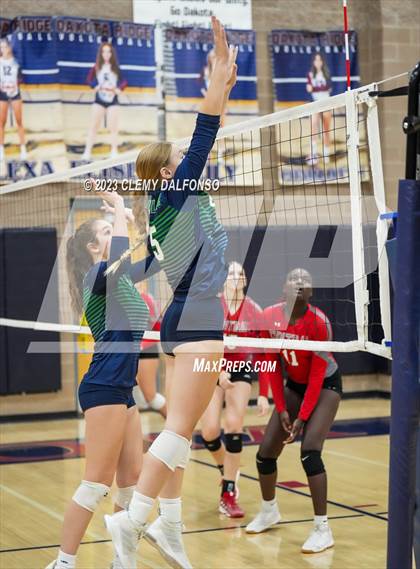 Thumbnail 3 in Grand Junction Central vs ThunderRidge (Dakota Ridge Varsity Tournament) photogallery.
