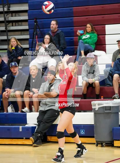 Thumbnail 2 in Grand Junction Central vs ThunderRidge (Dakota Ridge Varsity Tournament) photogallery.