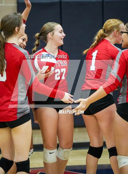 Thumbnail 1 in Grand Junction Central vs ThunderRidge (Dakota Ridge Varsity Tournament) photogallery.