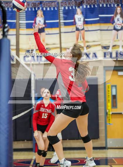 Thumbnail 3 in Grand Junction Central vs ThunderRidge (Dakota Ridge Varsity Tournament) photogallery.