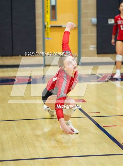 Thumbnail 1 in Grand Junction Central vs ThunderRidge (Dakota Ridge Varsity Tournament) photogallery.