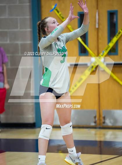 Thumbnail 2 in Grand Junction Central vs ThunderRidge (Dakota Ridge Varsity Tournament) photogallery.