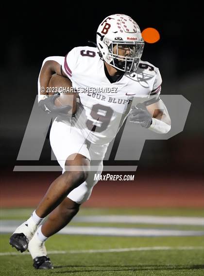 Thumbnail 1 in Liberty Hill vs. Flour Bluff (UIL 5A Division II Region 4 Semifinal) photogallery.