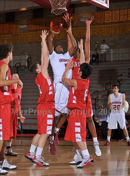 Thumbnail 1 in Don Bosco Prep vs St. Georges, Canada (MaxPreps Holiday Classic) photogallery.