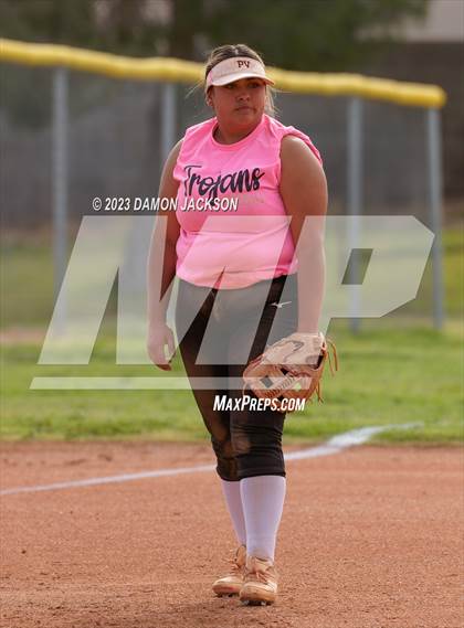 Thumbnail 2 in Pahrump Valley vs Virgin Valley (NIAA 3A Southern Region Winners Semifinal) photogallery.