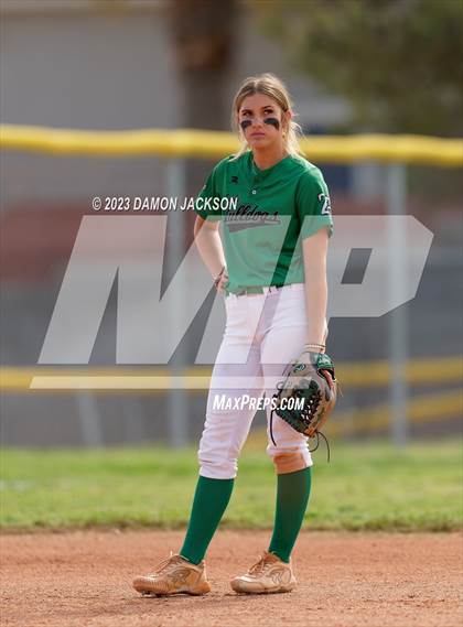 Thumbnail 2 in Pahrump Valley vs Virgin Valley (NIAA 3A Southern Region Winners Semifinal) photogallery.