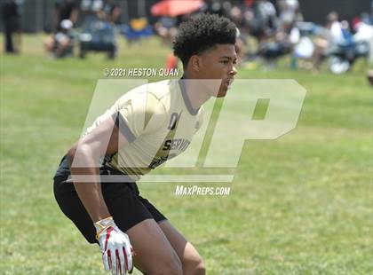 Thumbnail 2 in Servite vs. Rancho Cucamonga (Battle at the Beach 7x7) photogallery.